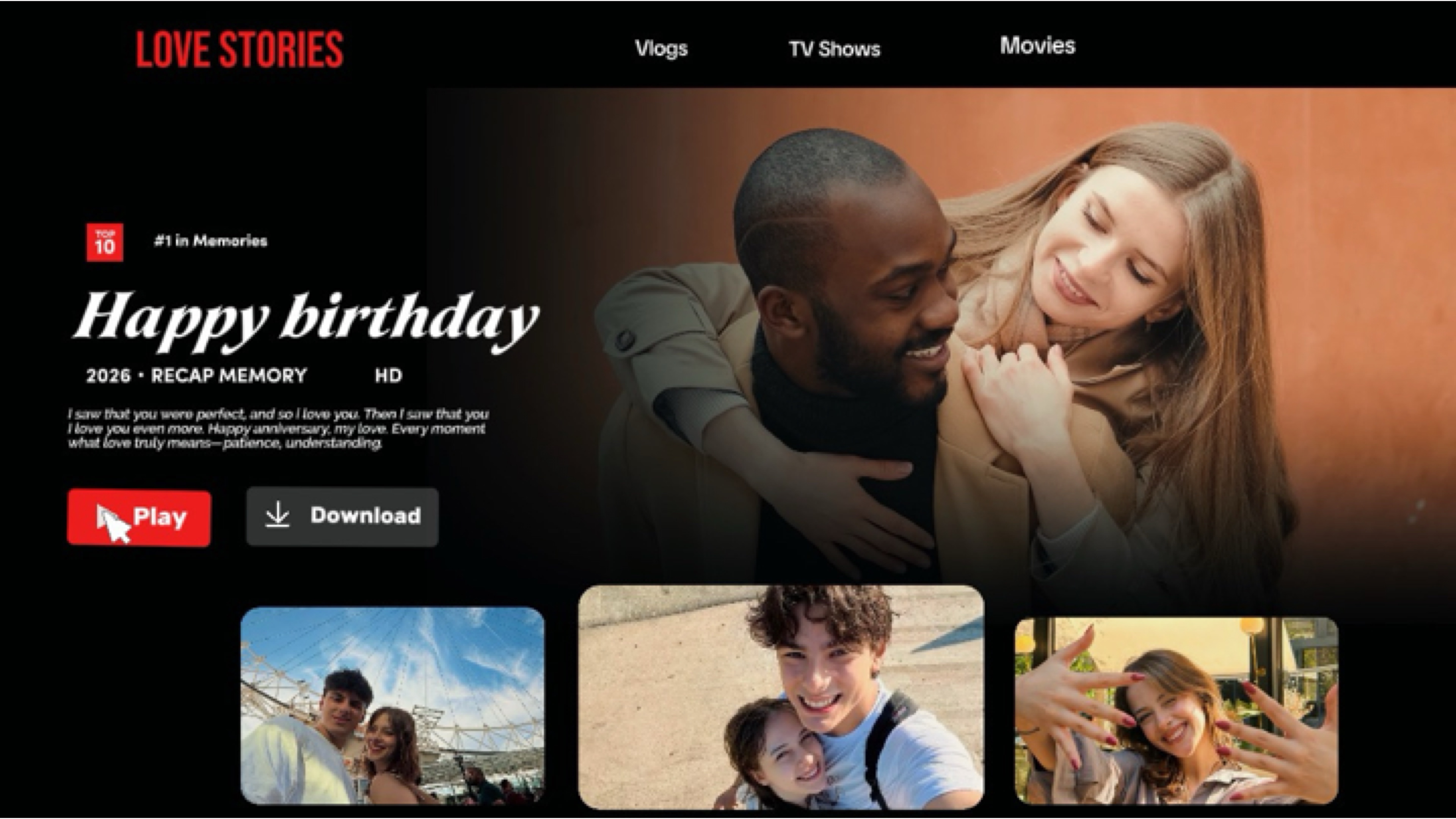 NETFLIX | HISTOIRE D'AMOUR