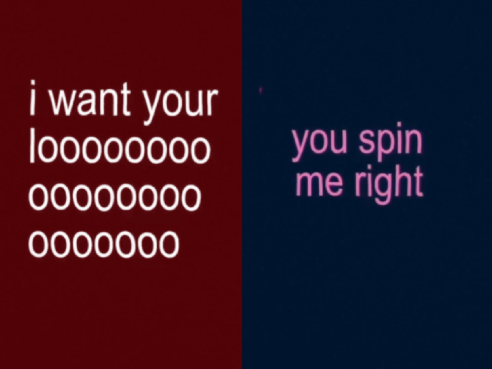 I want your love