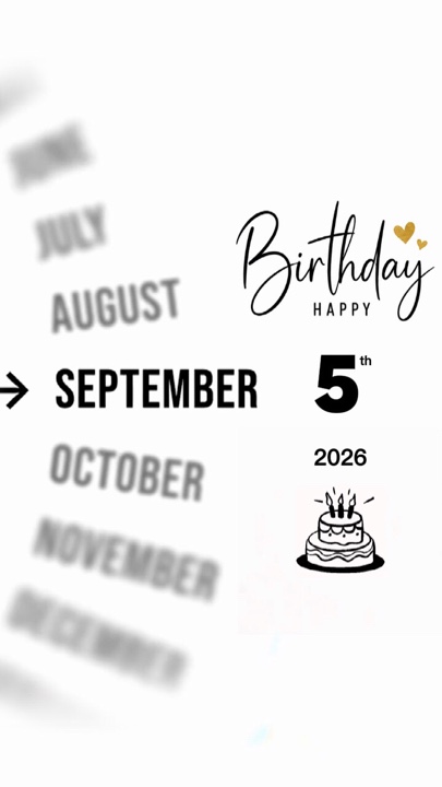 HBD SISTER 5 SEPTEMB