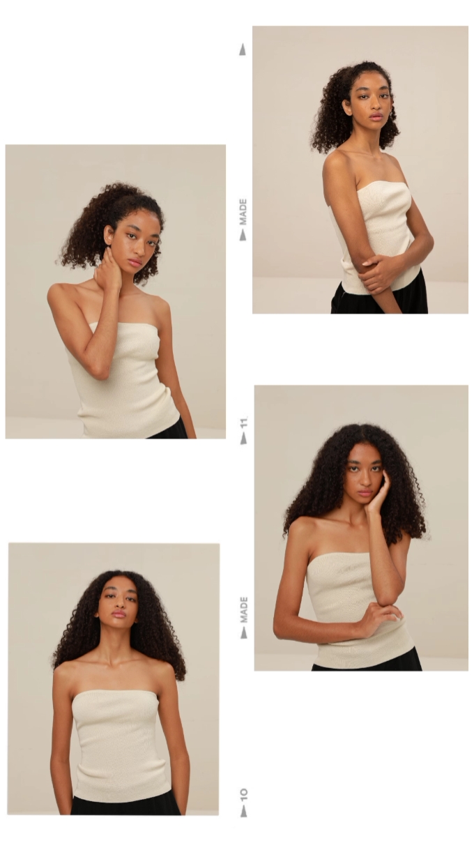 Pantalla de productos de ropa para mujer Estilo TikTok ligero y fácil de abrir 