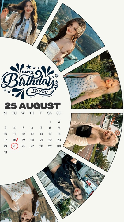 Cumpleaños 25 de agosto