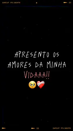 apresento os amores