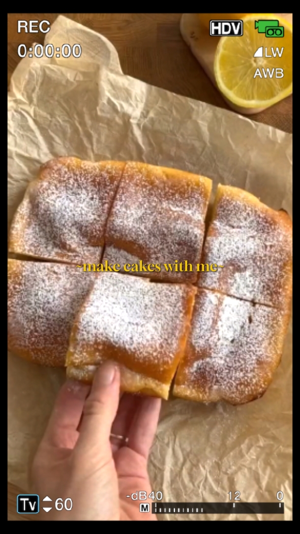 make cakes with me 