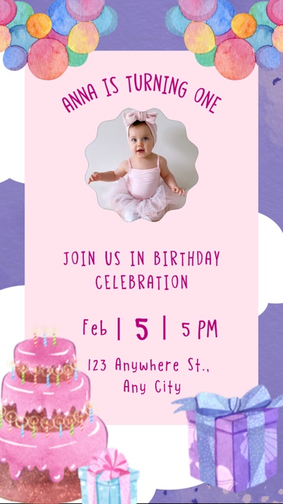Baby Birthday card