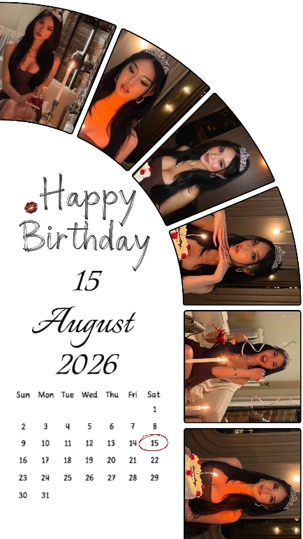 BDAY 15 August 