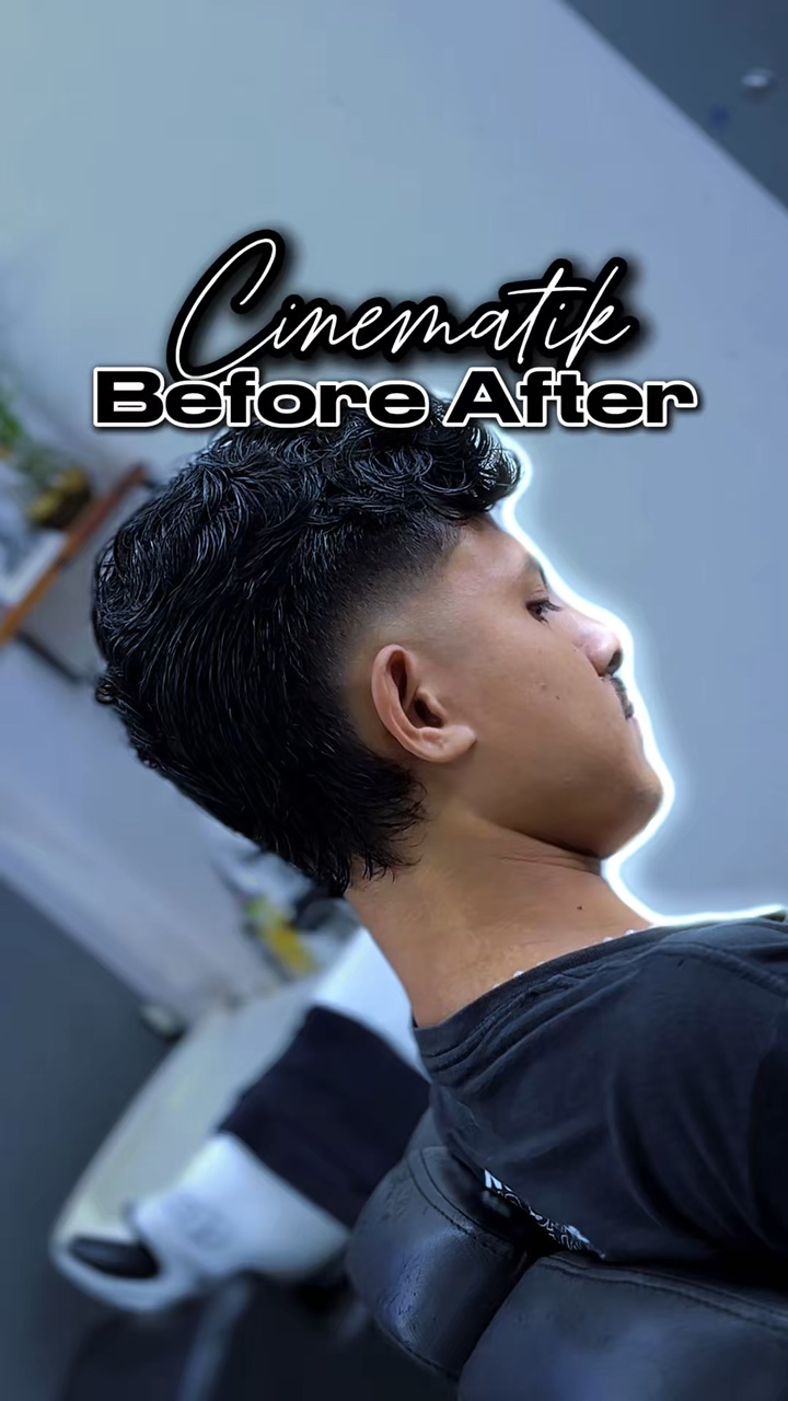 Antes Después Del Corte De Pelo