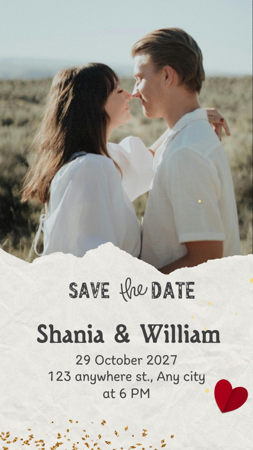 Invitación de boda 