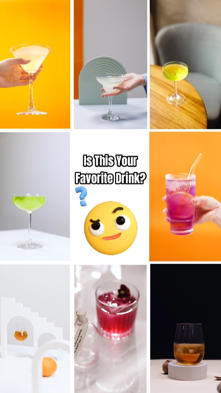 Exibição De Bebida Saudável No Estilo TikTok 