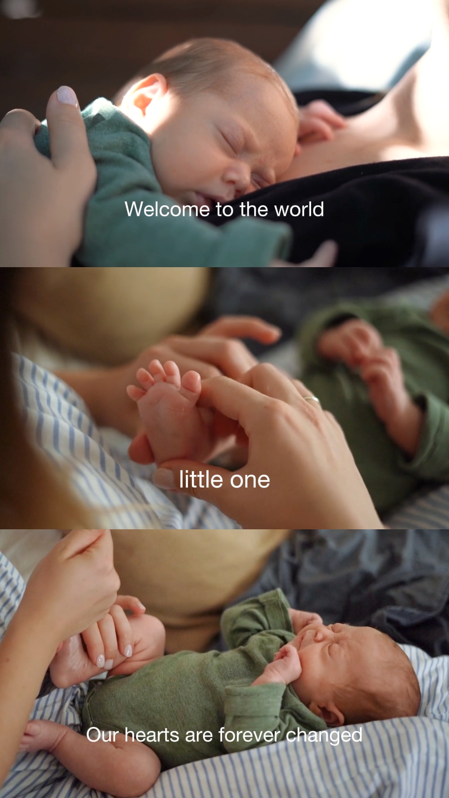 Vidéo bébé né 