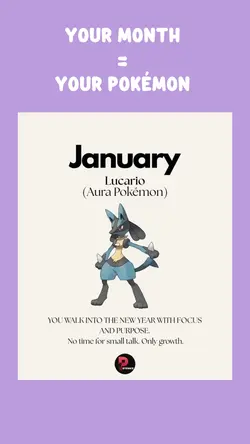 POKÉMON = MONTH