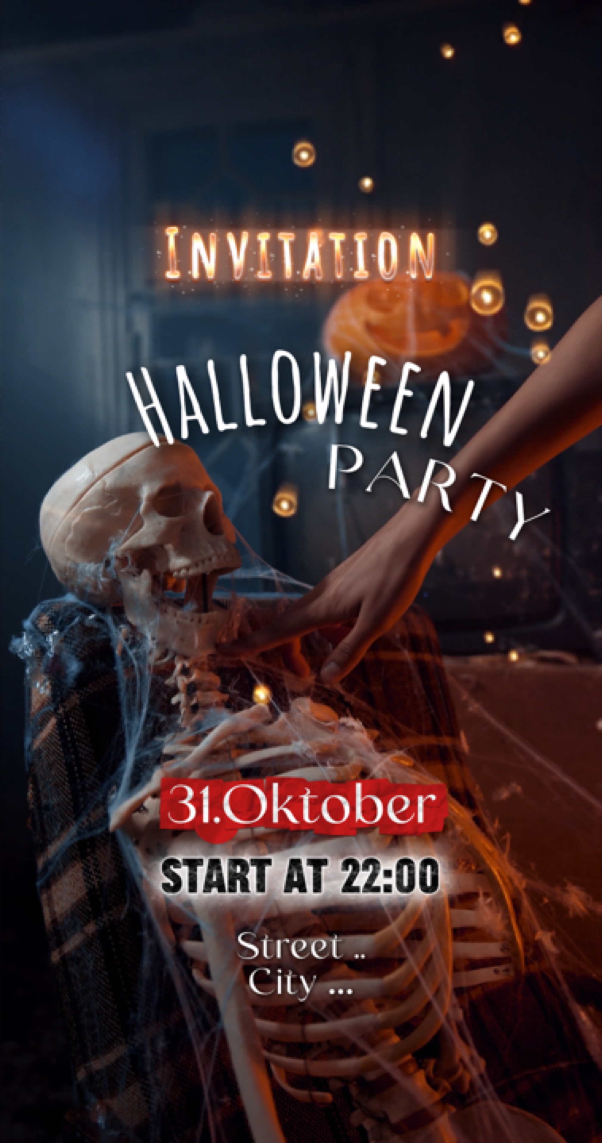 Invitación De Halloween