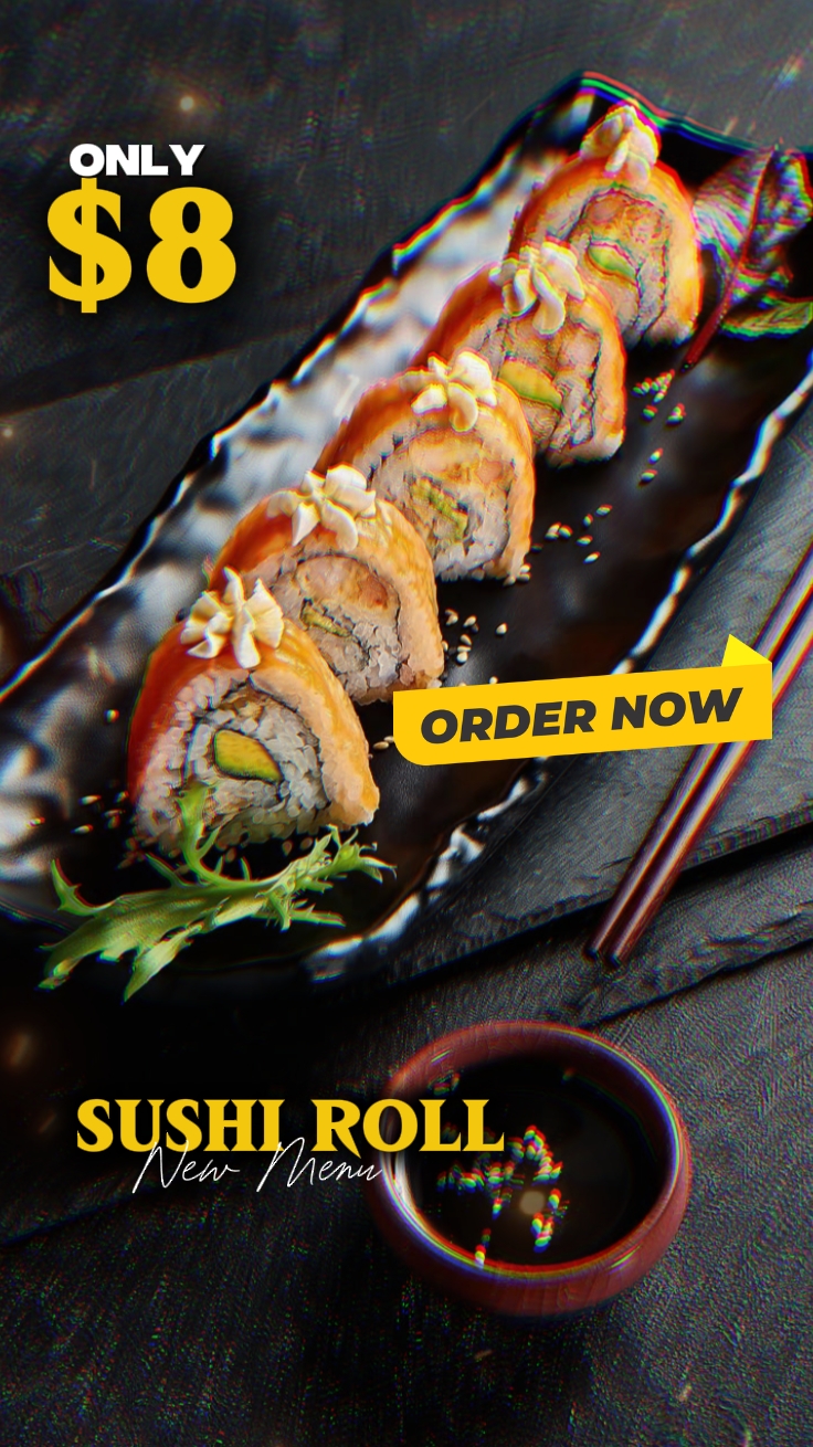 Sushi Roll template 