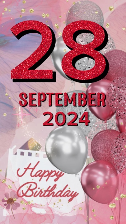 HBD 28 September 