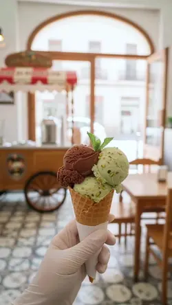 Rutina bonita: café, paseo y helado