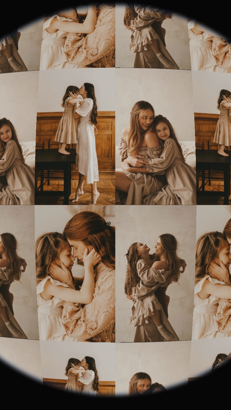 Daughter and mom