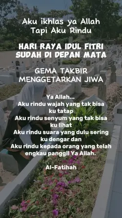 ikhlas tapi rindu