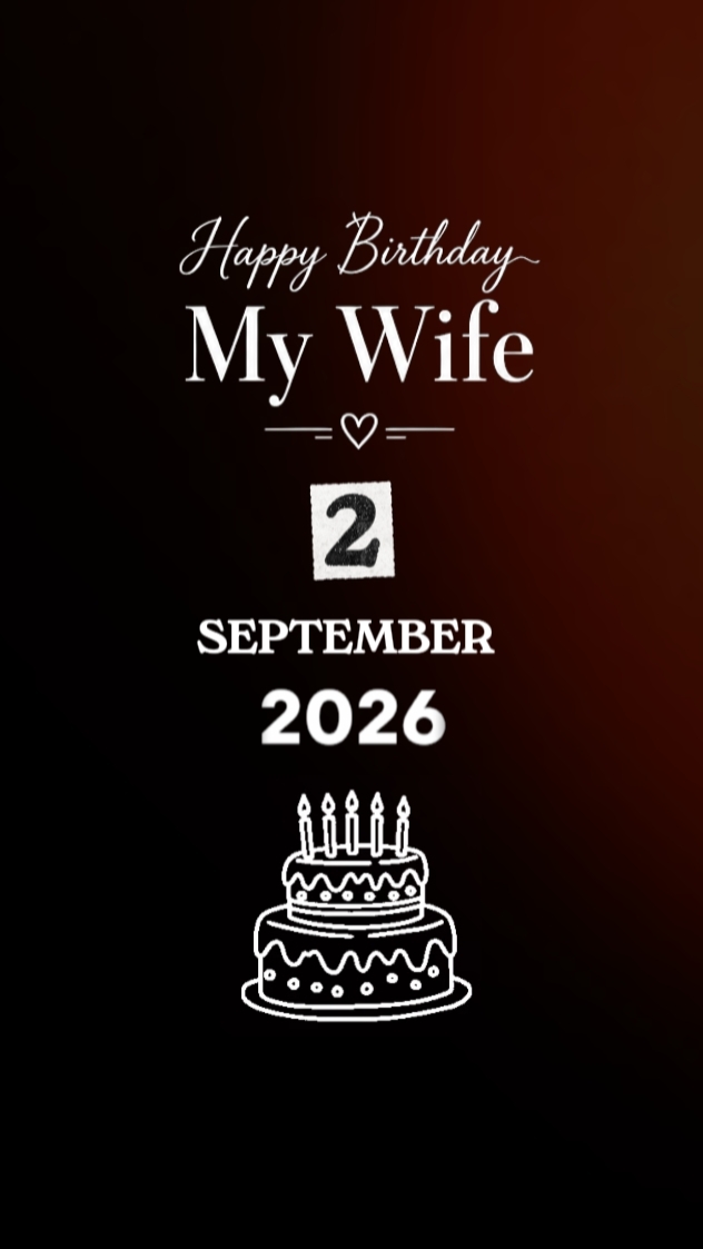 Feliz cumpleaños esposa 2 de septiembre