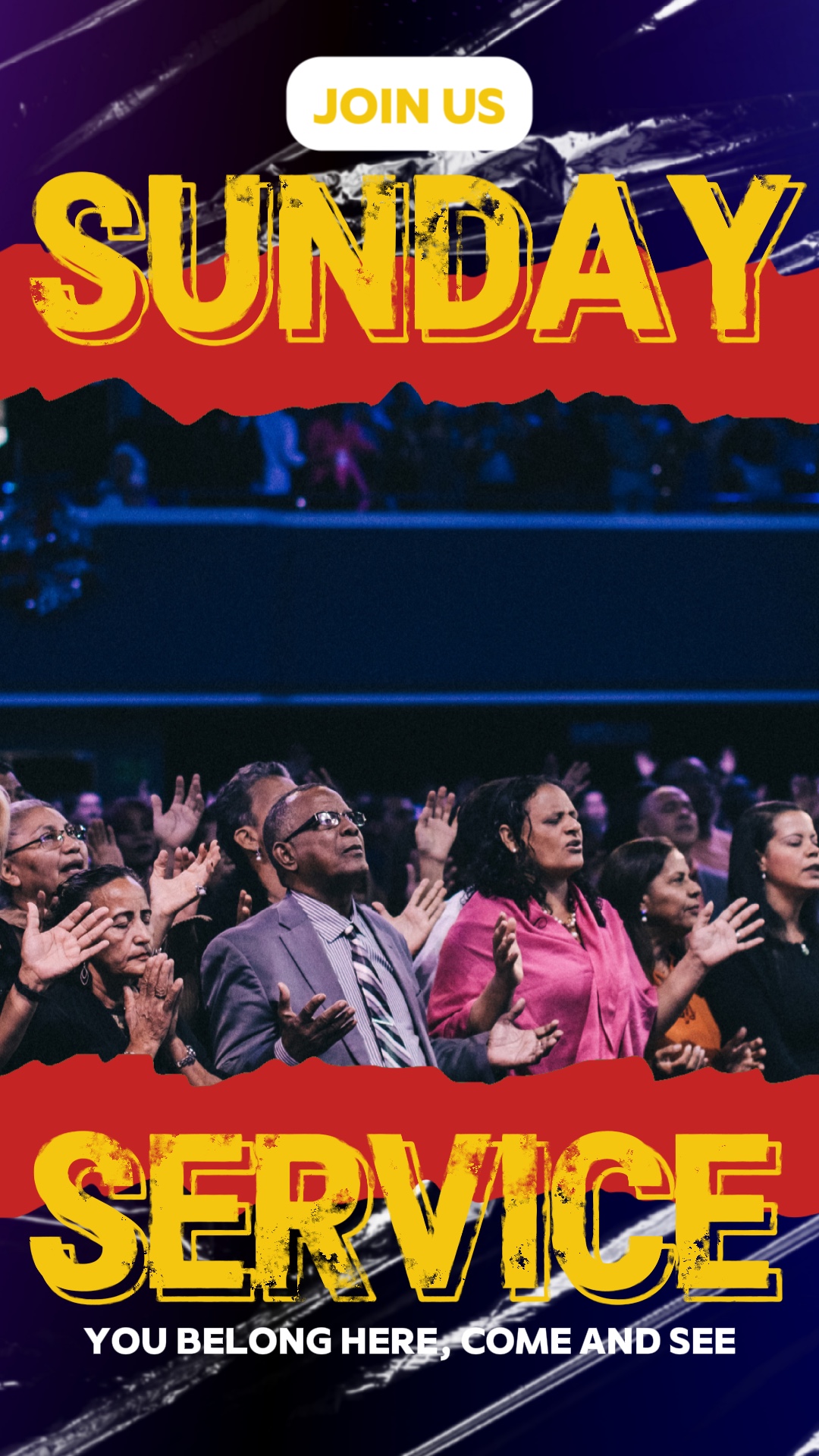 Sunday Service Church Promotion 