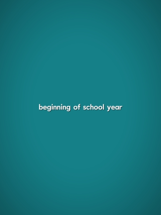end of school year 