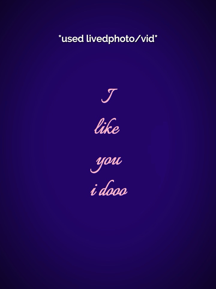 I like you i doo