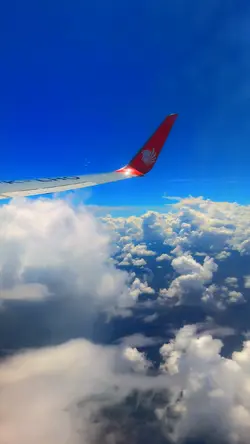Sky from a plane