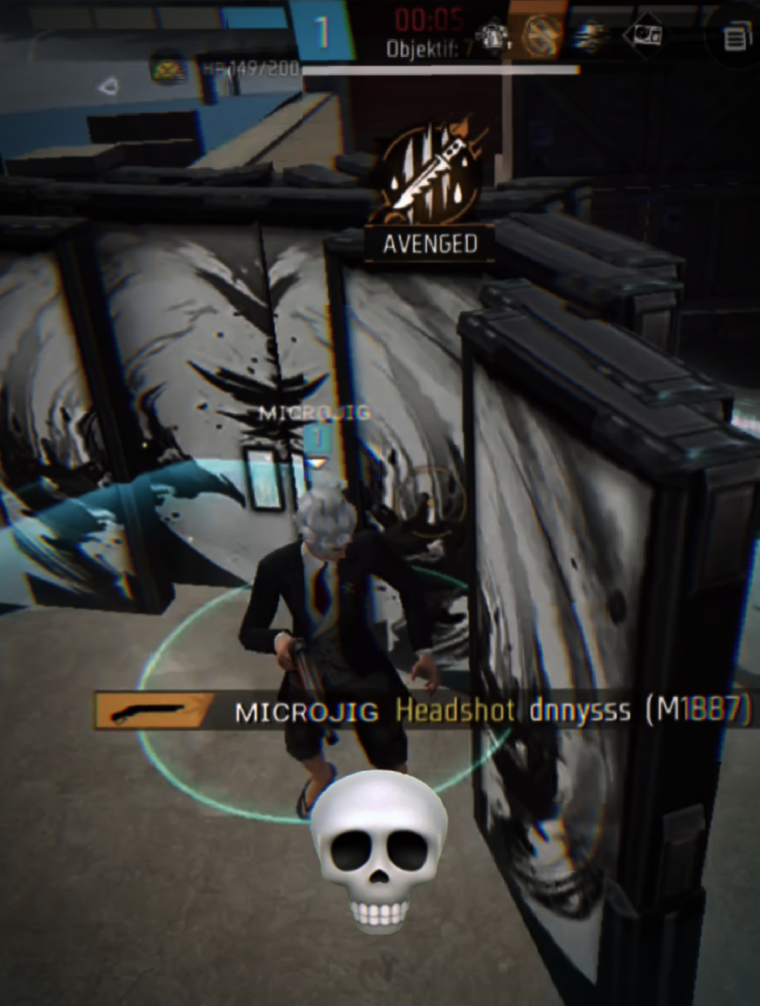 skull face trend ff