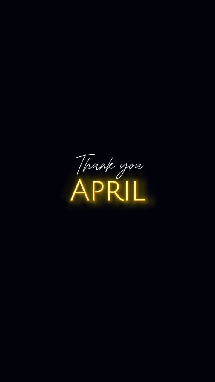 Thank you april