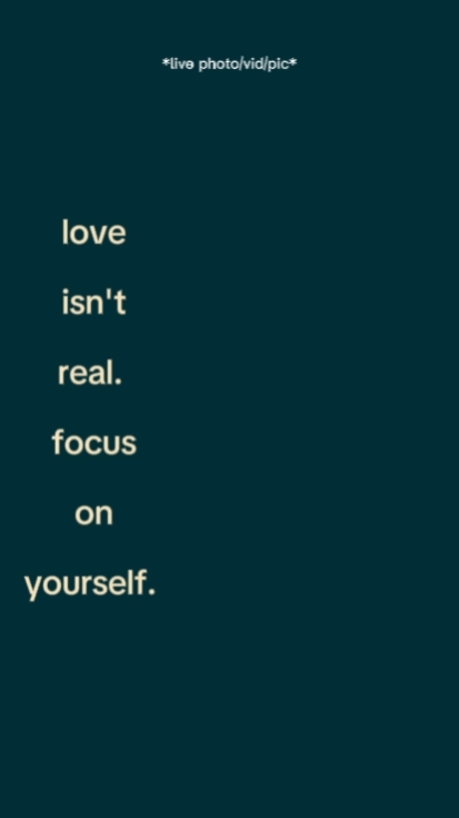 focus on your self