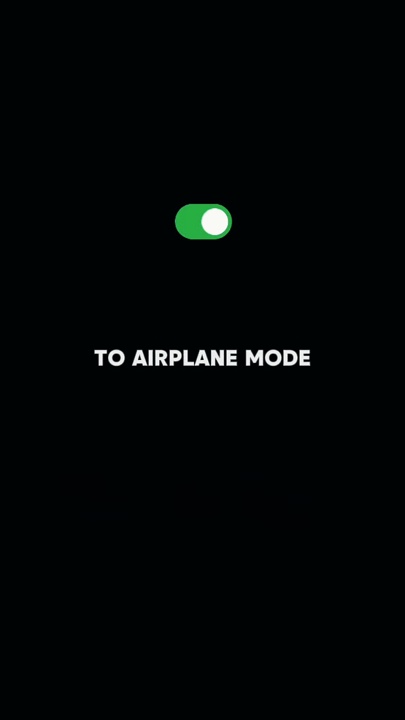 AIR PLANDE MODE