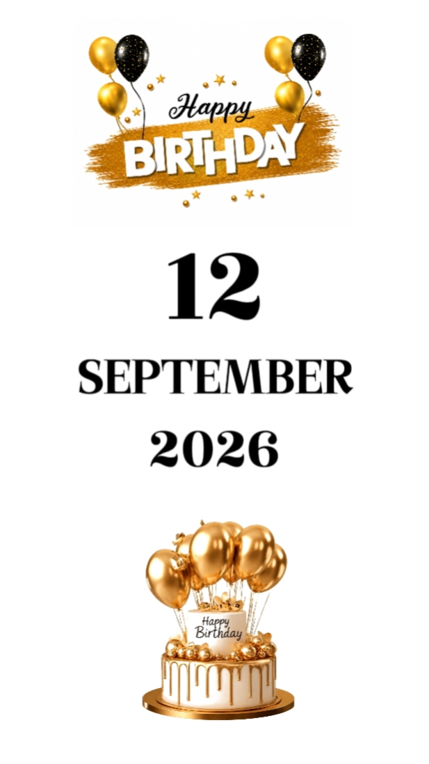 BDAY SON 12 SEPTEMBR