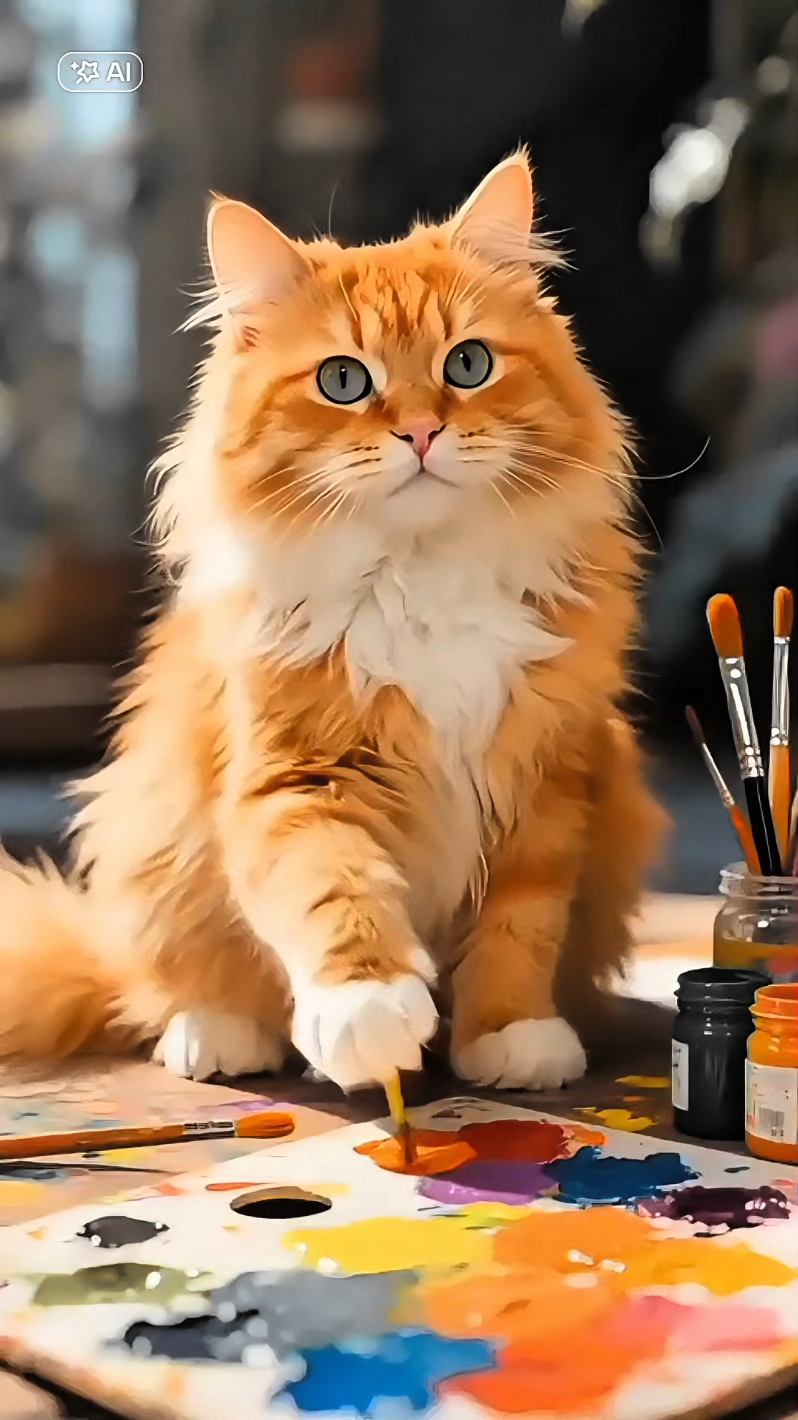 Lukisan Kucing