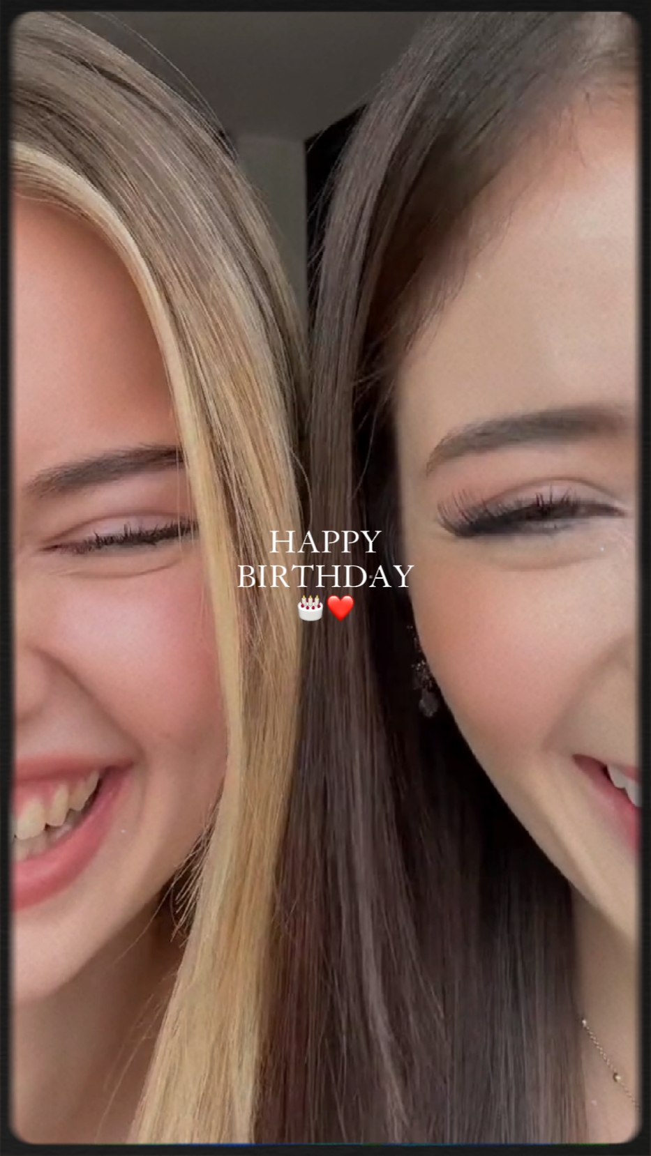 Feliz aniversário melhor amiga