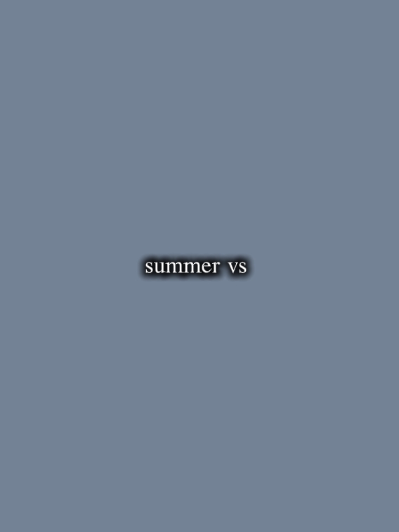 summer vs autumm 