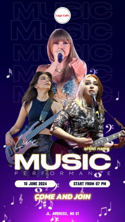 Live misic A3