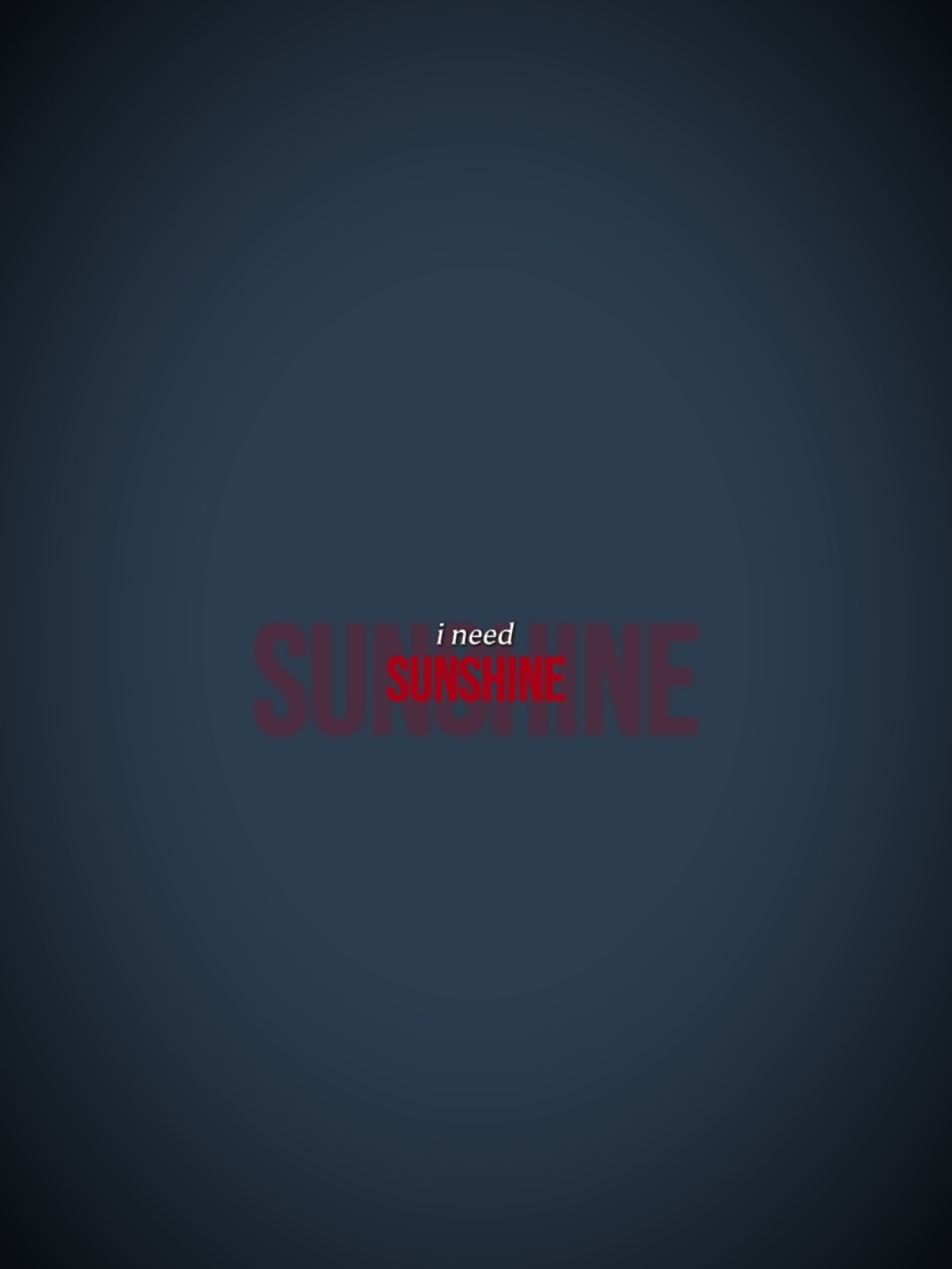 we deserve sunshine 