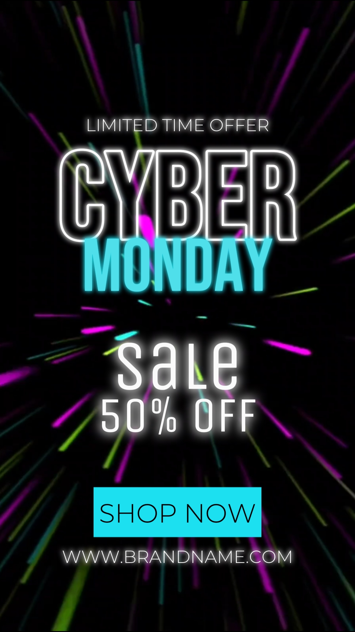 CYBER MONDAY SALE, 3C VORLAGE