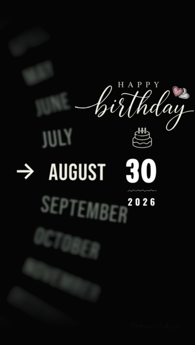 HBD 30 AUGUST