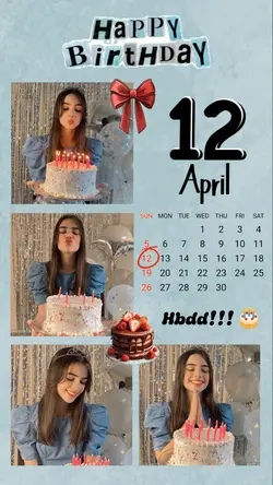 birthday 12 April