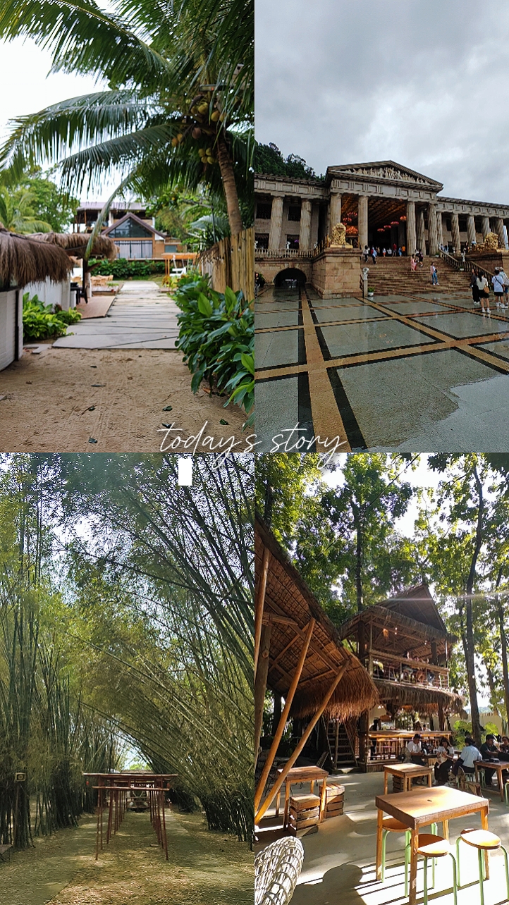 travel story collage