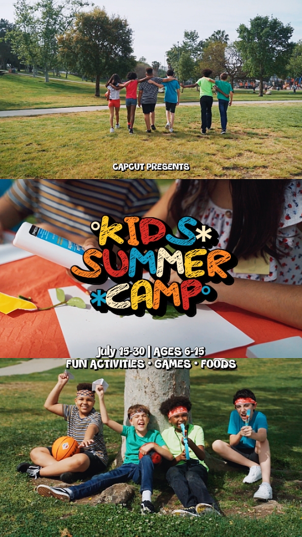 Promoción del campamento de verano