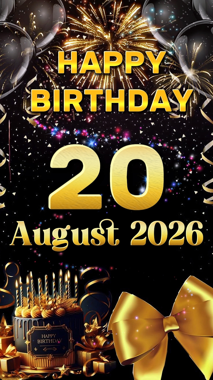 HBD 20 août 2026