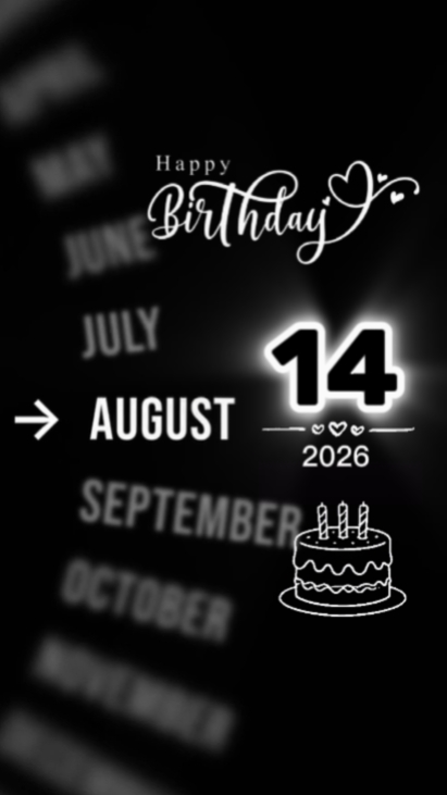 HBDMyLove14 Ağustos