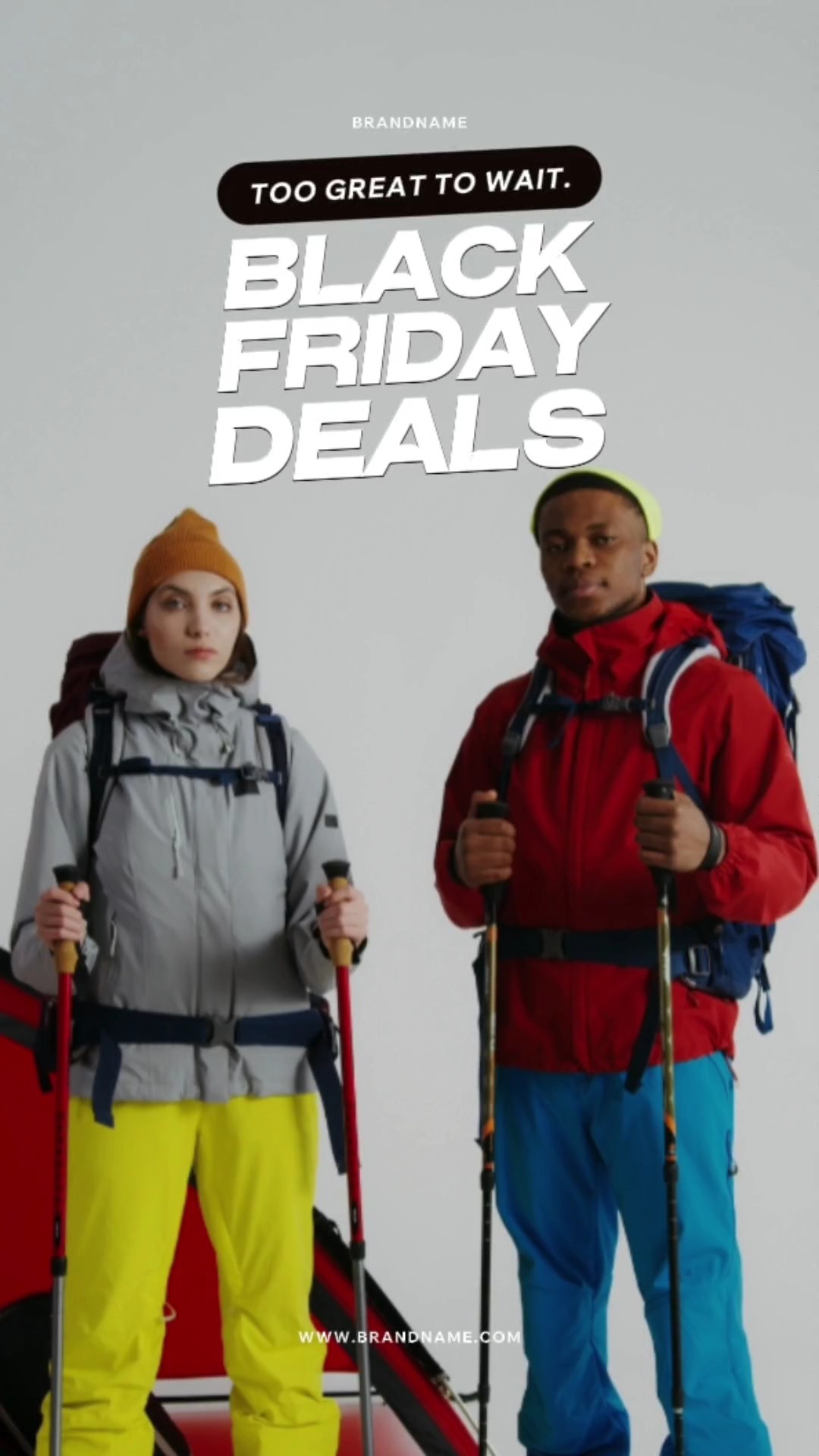 Black Friday Modern Style Sports Industry Outdoor Ads