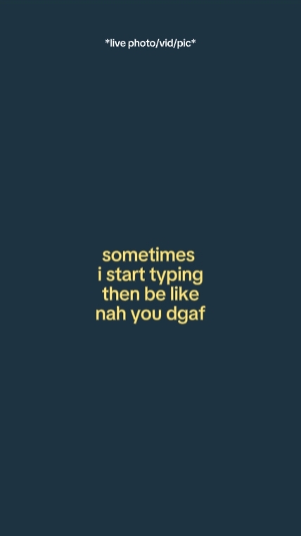 sometimesIstarttying