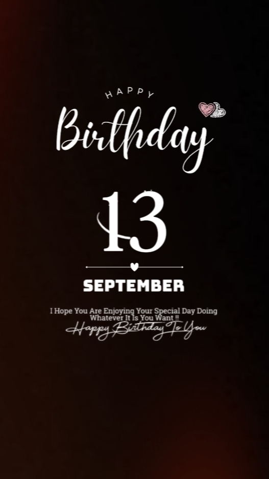 Ulang tahun Putri 13 Sep