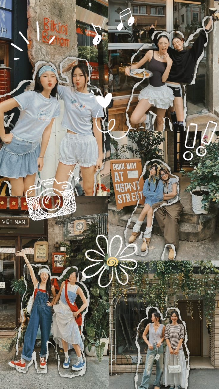 Photo grid aesthetic