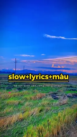 lyrics+slow+màu