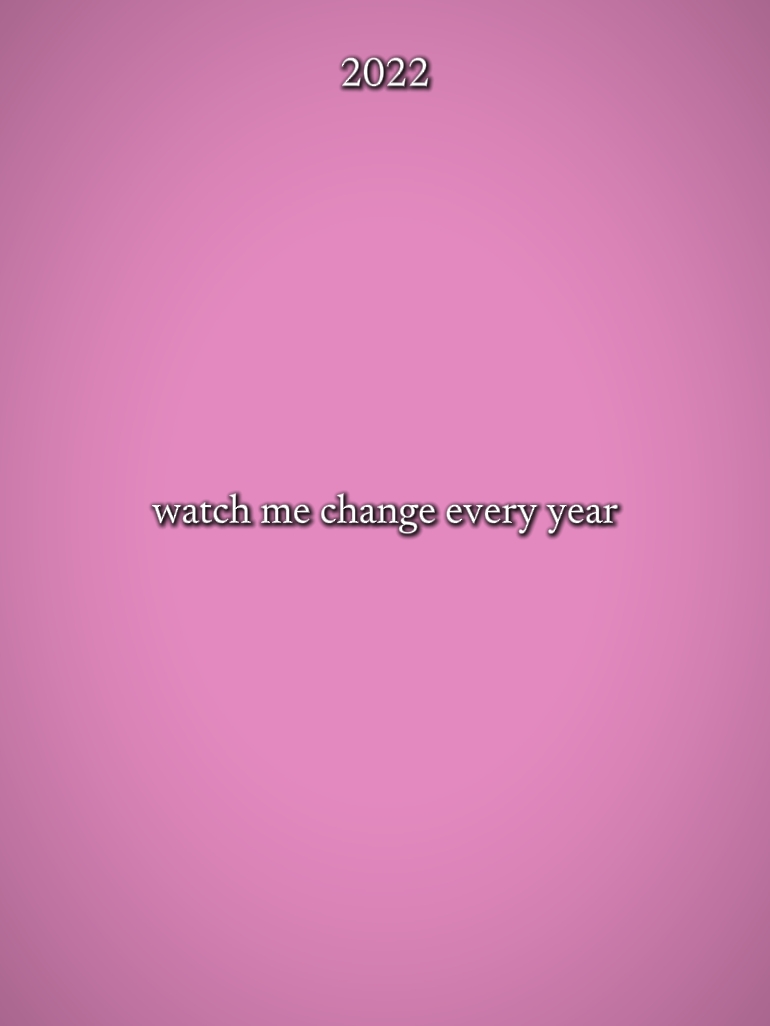 Changer chaque année