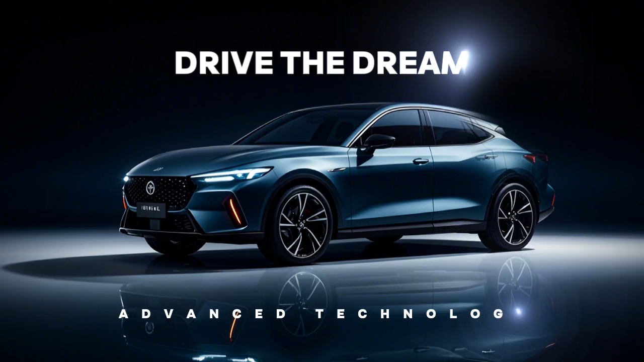Industria del Automóvil Exhibición de Productos de Automóviles Venta Plantilla de Negocios de Estilo de Moda