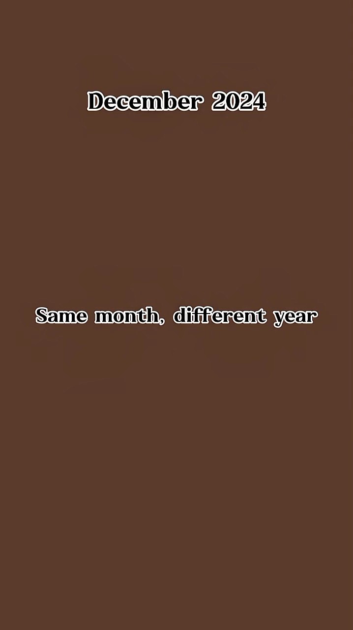 different year 